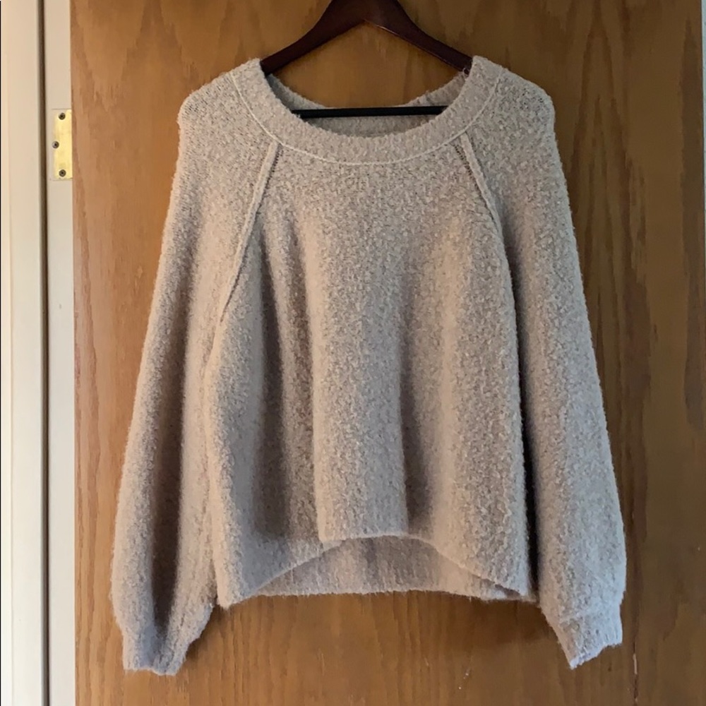 Faux Wool Sweater